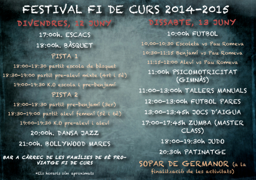 Cartell Festival Fi de Curs_2