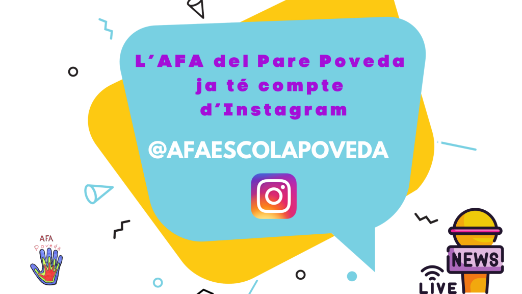 nou compte d’Instagram @afaescolapoveda
