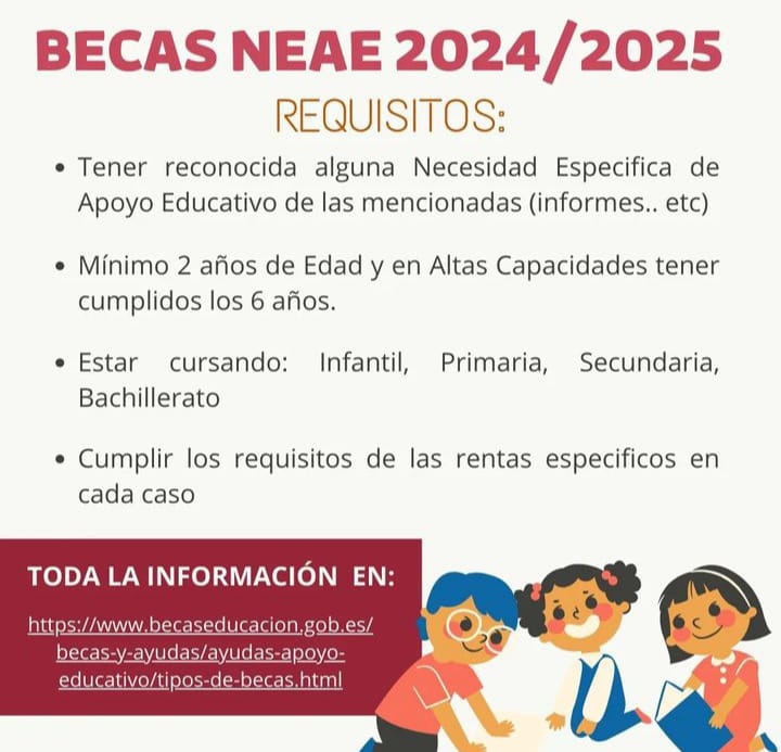 Becas NEAE 2024-25