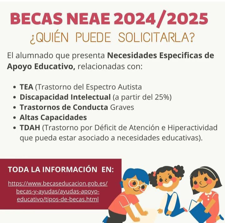 Becas NEAE 2024-25